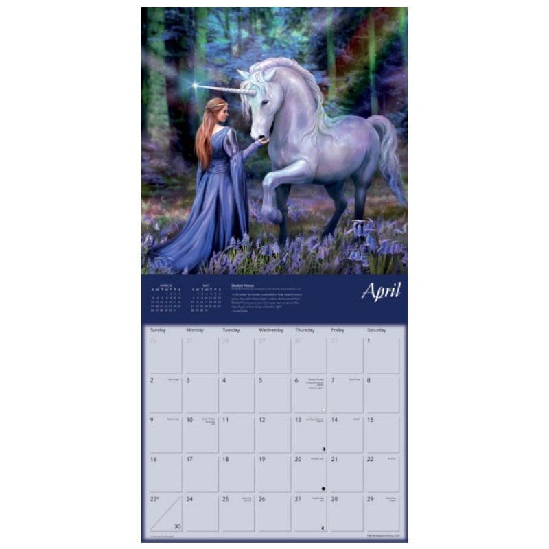Anne Stokes 2023 Unicorns Calendar Fantasy Art Trading
