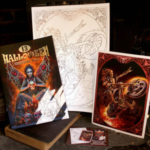 Anne Stokes Halloween Colouring Book