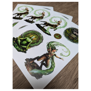 Anne Stokes Sticker Sheets – Elemental Magic