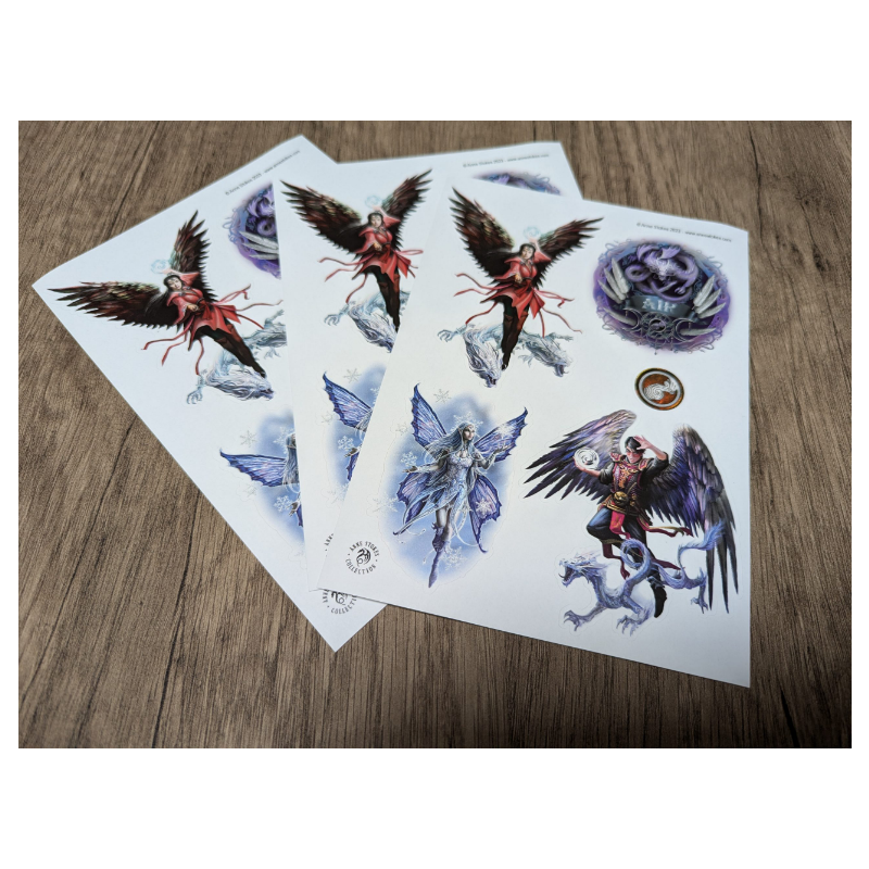 Anne Stokes Sticker Sheets – Elemental Magic