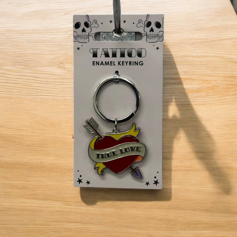 True Love Enamel Key Ring