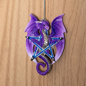 Lunar Magic Guardian Dragon Ornament by Anne Stokes - PREORDER