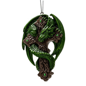 Woodland Guardian Dragon Ornament by Anne Stokes - PREORDER