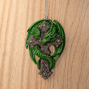 Woodland Guardian Dragon Ornament by Anne Stokes - PREORDER