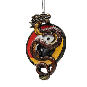 Yin Yang Guardian Dragon Ornament by Anne Stokes - PREORDER