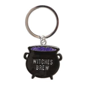 Gothic Witches Brew Cauldron Keyring