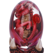 Elemental Dragonlings - Fire Dragon in Clear Egg - PREORDER