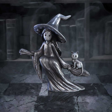 Little Souls Beam Witch on Broom Figurine - PREORDER