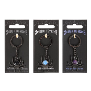 Gothic Crystal Spider Keyrings