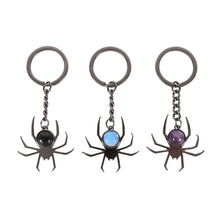 Gothic Crystal Spider Keyrings