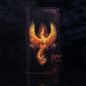 Phoenix Rising Embossed Purse by Anne Stokes